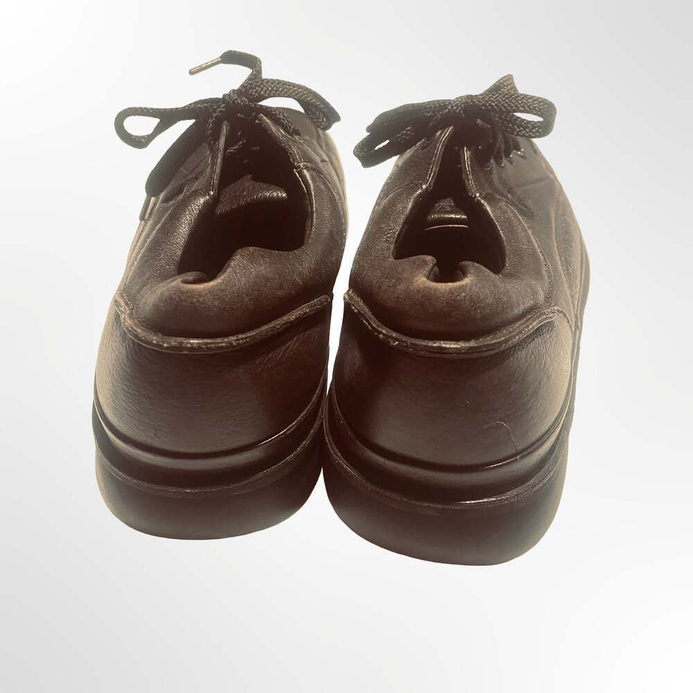 Propét Men's Brown Leather Comfort Casual Walking Shoes - Picture 5 of 8